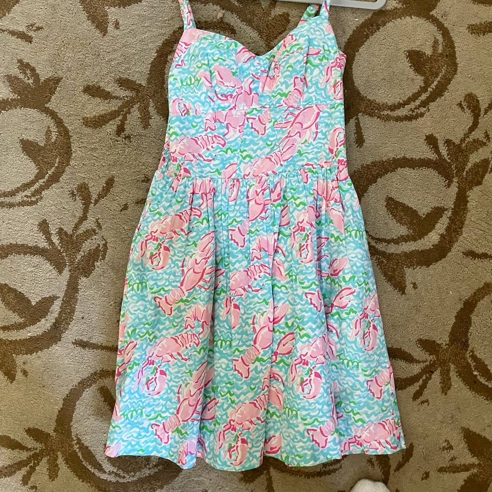 Lily Pulitzer Day Dress in Lobster Pattern